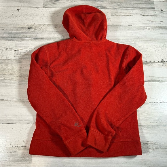 Patagonia Women’s Rhythm Full Zip Hooded Fleece Jacket Orange Size M 20951 - Picture 3 of 6
